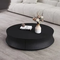 Table basse de salon de luxe tendance, table d'appoint vintage esthétique, mobilier de salon moderne 5