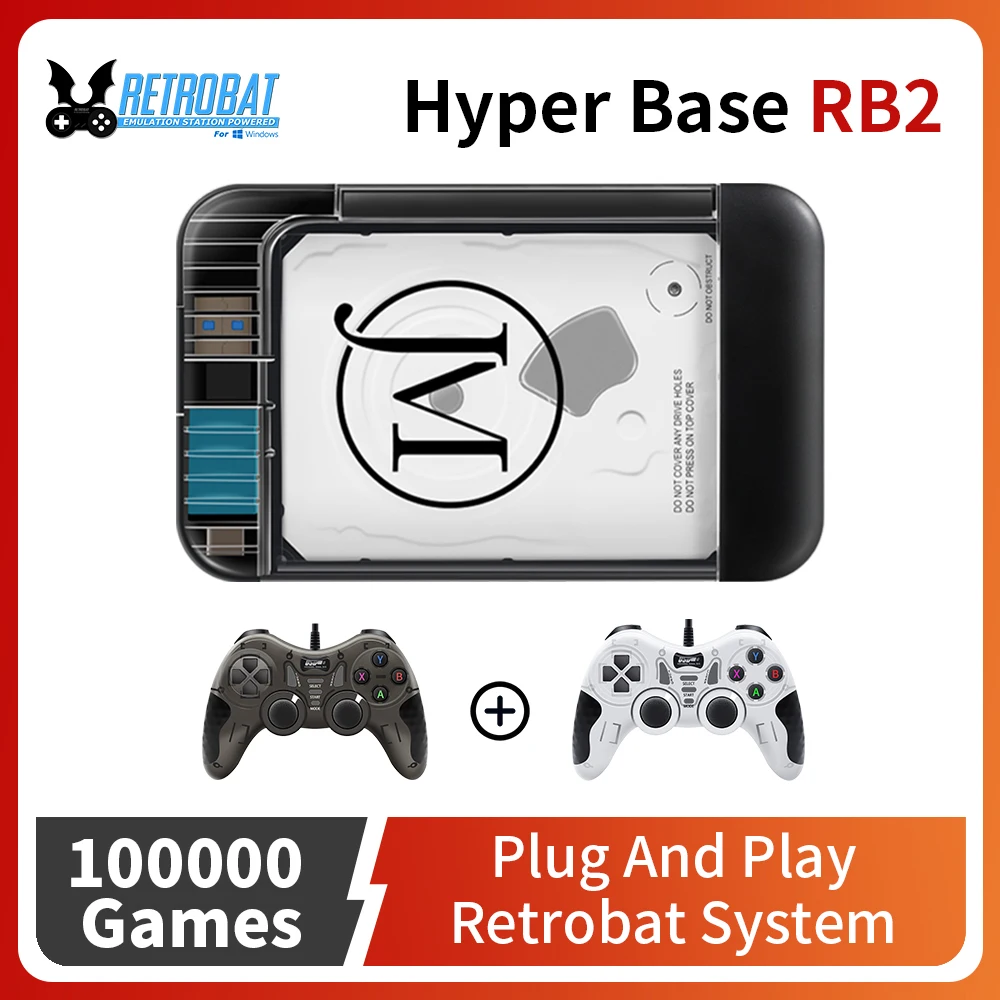 

Portable 2TB External Hard Disk Retrobat Emulation Drive For PS3/PS2/PS1/WII/Sega Saturn Gaming HDD Built-in 100000 Retro Games