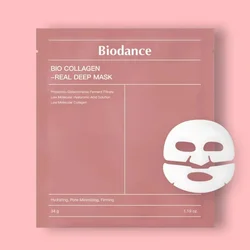 Biodance Revitalizing Deep Hydration Mask - Non - Greasy Brightening Skincare Treatment (1PCS Pink Mask)