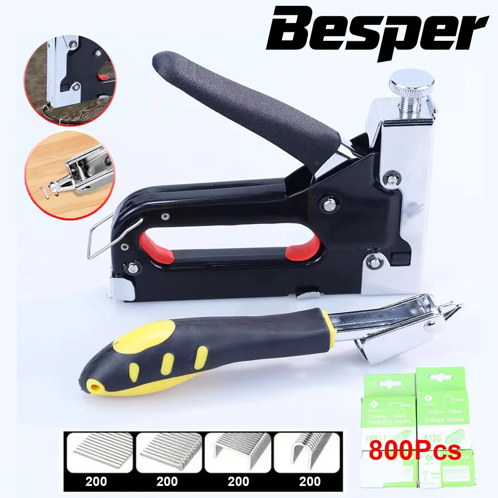 Manual Nailing Gun, Light duty Home Use DIY Nailing Gun Air Nail Woodworking Special Direct Staple Book Carpentry Tools