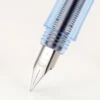 Jinhao Shark Fountain Pen Transparent Color Barrel Stainless Fine Nib for Writing Office School F7522 6