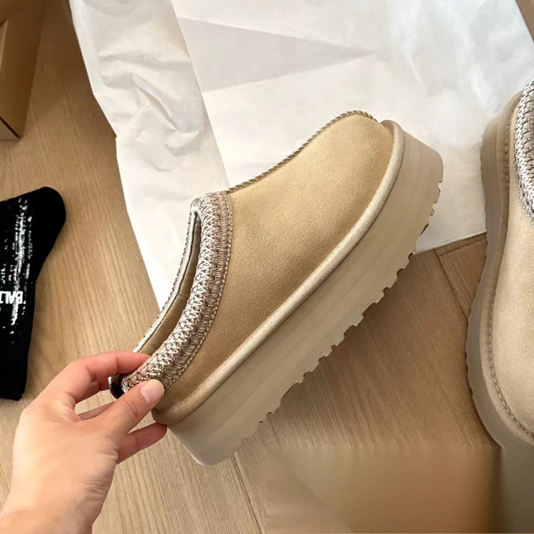 LOUTIS New One Step Lazy Shoes Increase Thick Sole Ethnic Snow Boots Children LOUTI Ѕ_voghion.com