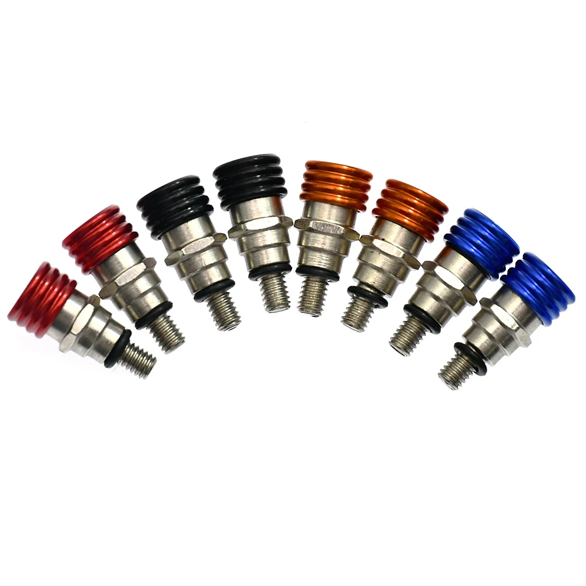 CNC Motorcycle Fork Air Bleeder Valves M4x0.7 For Husqvarna TC FC TE FE 85-501 2014- For KTM SX SXF XC XCF XCW XCFW EXC EXCF