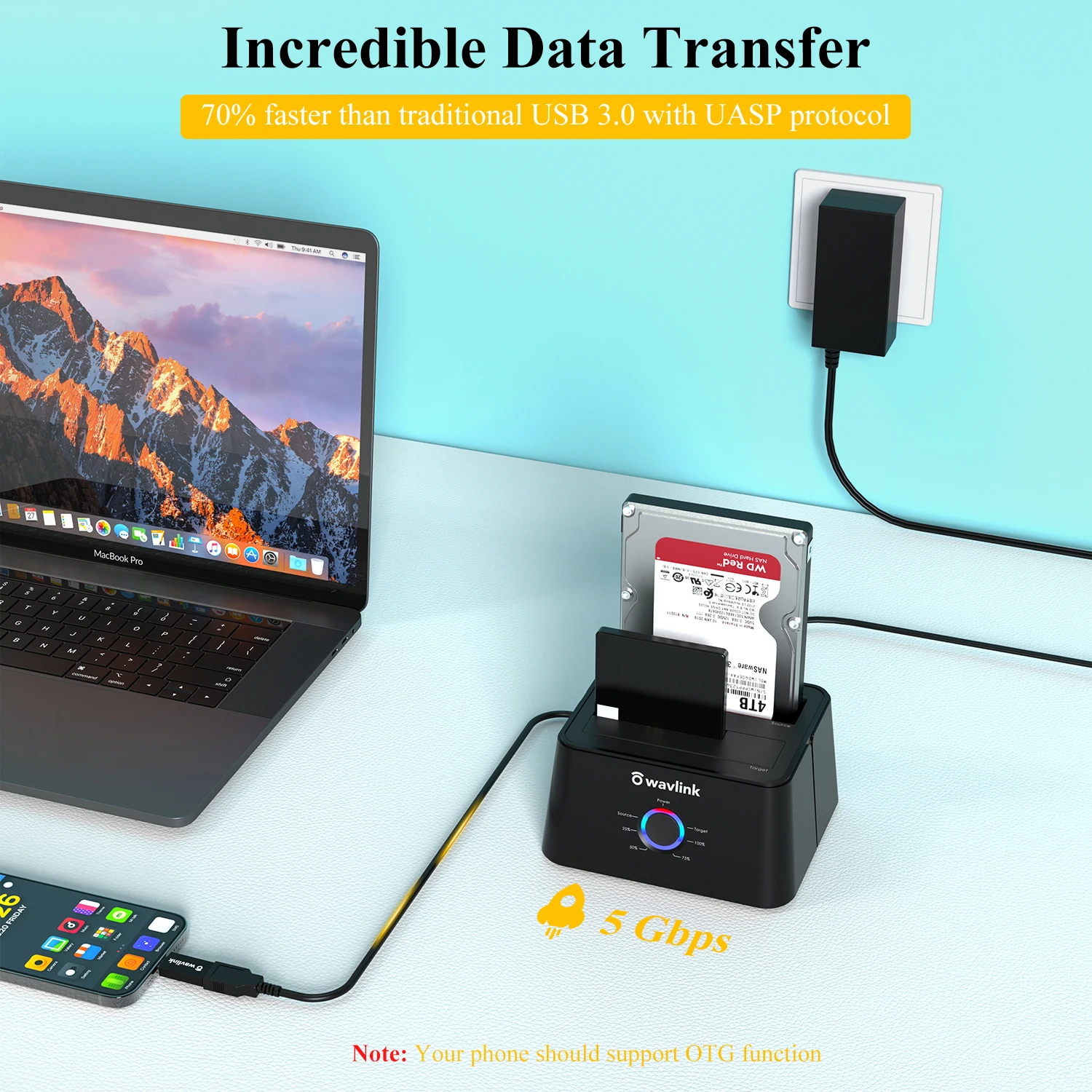 HDD Docking Station Wavlink USB 3.0 SATA