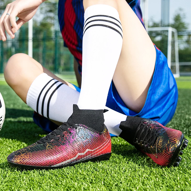 Turf Soccer Shoes Professional Football Shoes Men Outdoor Non Slip Football Field Boots Indoor Soccer Boots Man