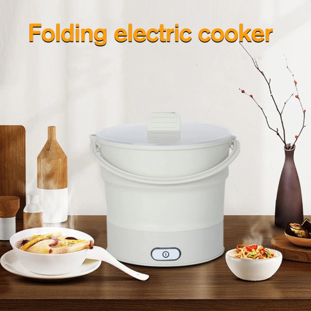 600ml Electric Cooking Pot Slow Cooker Mini Kettle Rice Cooker MultiCooker  Travel Heating Water Cup Electric Lunch Box 220V - AliExpress