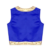 Costume arabe pour garçons, prince arabe, déguisement, veste, gilet, pantalon harem, costume pour Halloween, carnaval, spectacle de scène 5