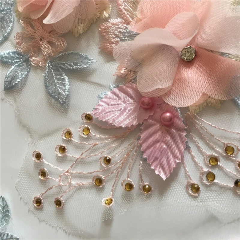 Рисунок 4 - Кружевной жемчуг воротник DIY шитье