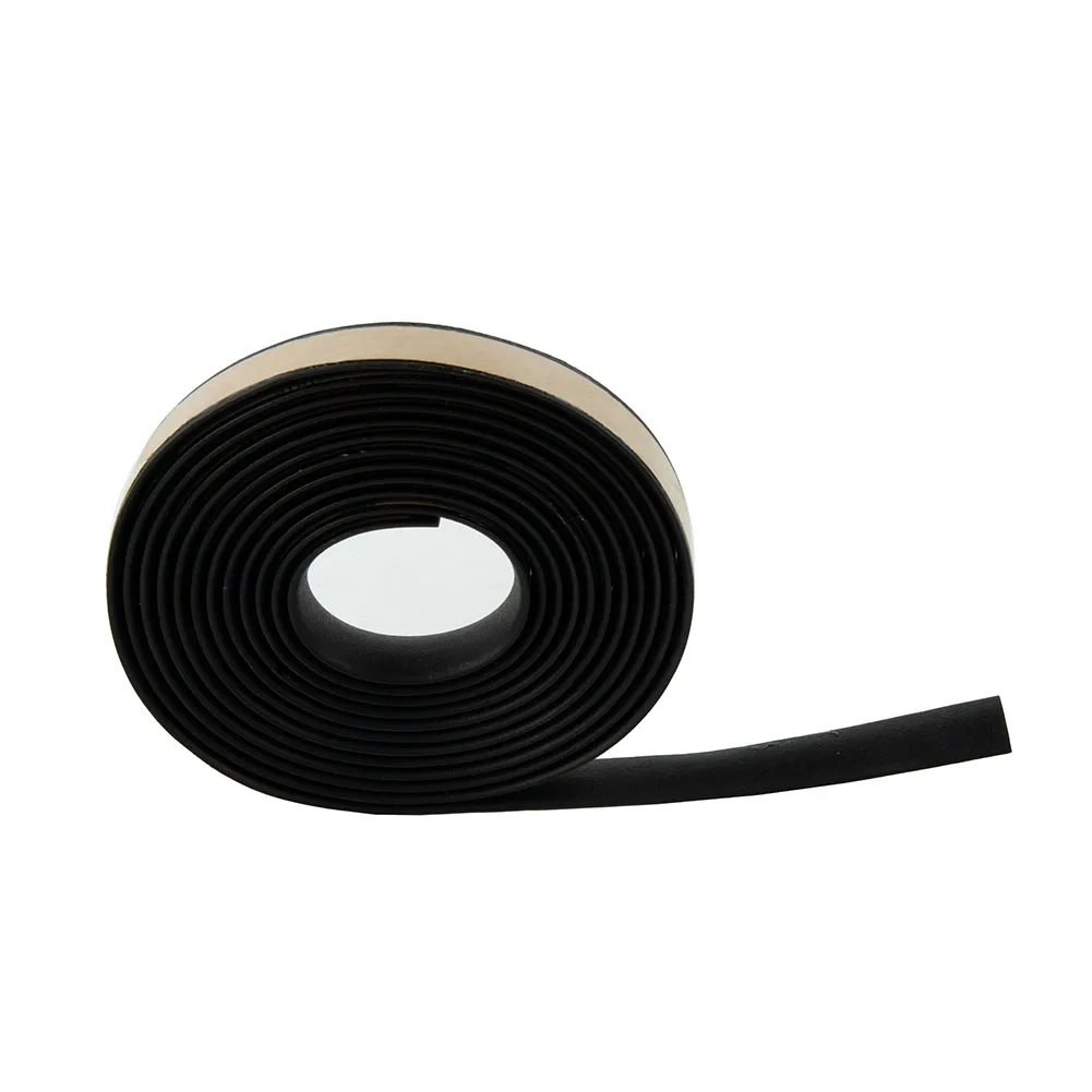 

1pc Car Sealing Strip Waterproof 3 Meter Weatherstrip Black Decorative Double-sided tape Dustproof EPDM rubber