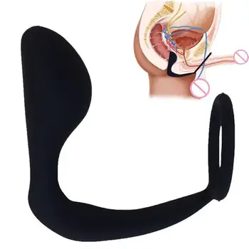 Silicone Anal Prostate Massager G Spot Anal Sex Toys Vibrator Cock Ring Sex Toys for Men & Gay Masturbator Penis Ring 5