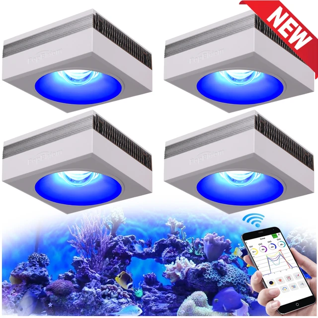 NEW PopBloom RL90 WiFi Led Aquarium Light Full Spectrum, Reef
