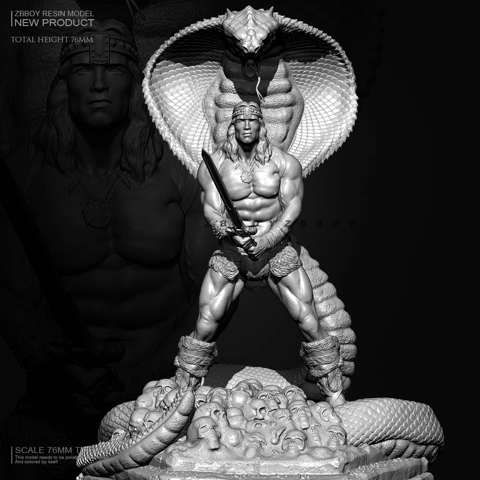 

76mm Resin figure model kits DIY toy self-assembled TD-3638 (special offer)
