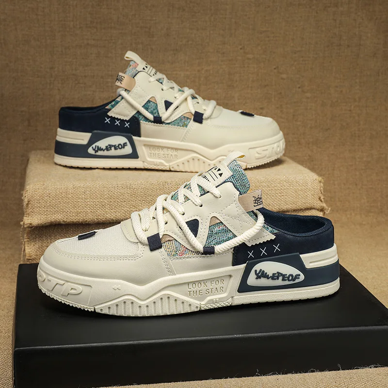 نعل سميك للرجال نصف شبشب مريح - الصورة 5