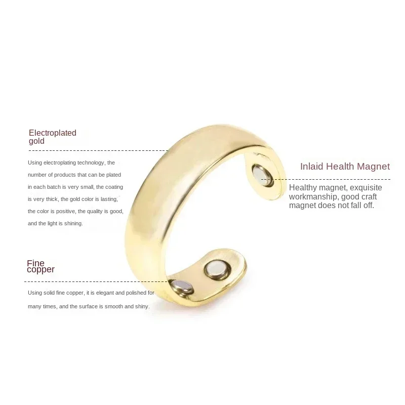 Magnetic Anti Snoring Ring Sleep Aid for Snoring Relief Better Sleep Titanium Steel Acupressure Ring