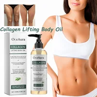 Collagen Lifting Body Oil Hydrating Tightening Whole Body Massage Essential Oil Lifting Firming Body Oil for Dry Skin Moisturize