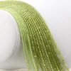 Natural Peridot Faceted Round/Cube Beads 2mm,3mm，Fine Jewelry Making, DIY Bracelet And Necklace 5