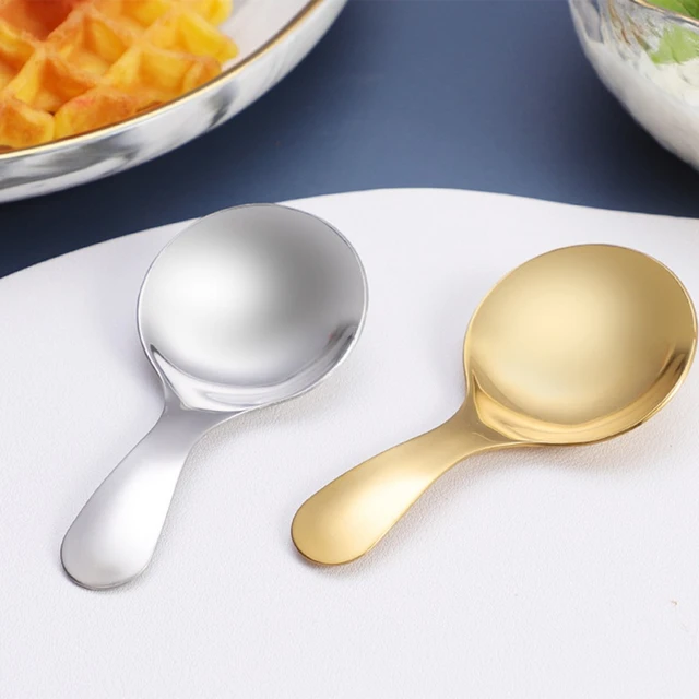 Stainless Steel Small Spoons Kitchen Spice Condiment Spoon Sugar Tea Coffee  Scoop Short Handle Metal Spoon Kitchen Gadgets - AliExpress