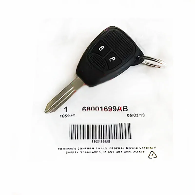 New Genuine Remote Key 68001699AB For Jeep Wrangler JL