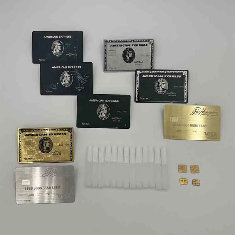 

Лазерная гравировка, металлическая Кредитная карта Amex Bla, дебетовая карта с поддержкой печати личных имени