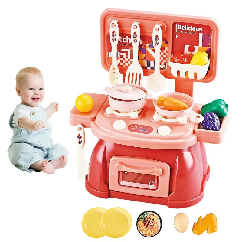 

Kids Kitchen Cookware Accessories Cooking Stove Kitchen Play Set For Kids Pretend Play Realistic Food Cooking Toys Pretend Play