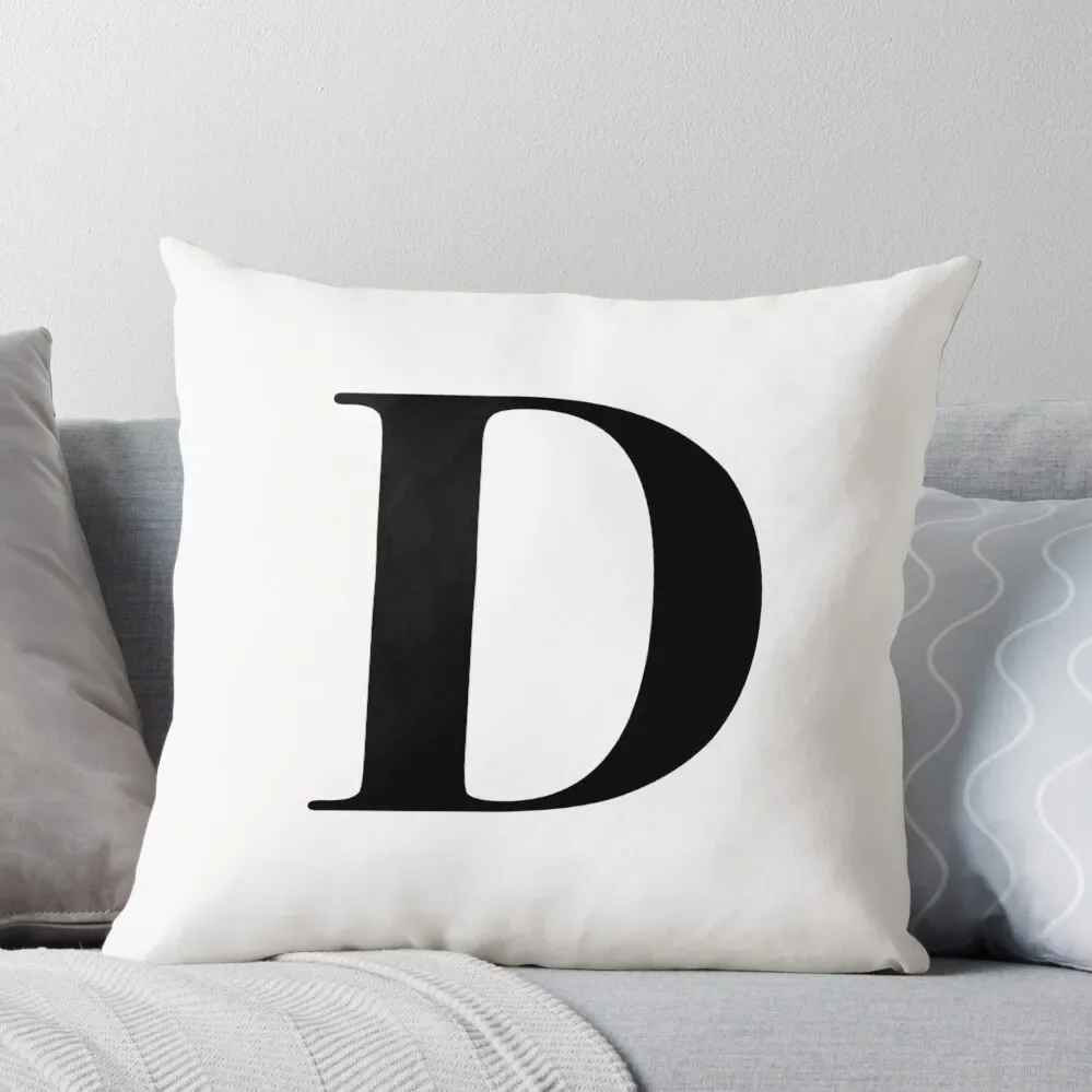 

Letter D name Initial Throw Pillow pillow pillowcase Covers For Sofas Decorative pillowcase