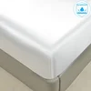 Stylish Satin Waterproof Bed Fitted Sheet - Premium Quality, Easy Clean, Secure Fit for Twin/Full/King/Queen Mattresses 1