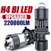 Mini lente LED H4 160 HIB2 para coche y motocicleta, 9003 W, 220000LM, proyector Dual, 12V, 24V