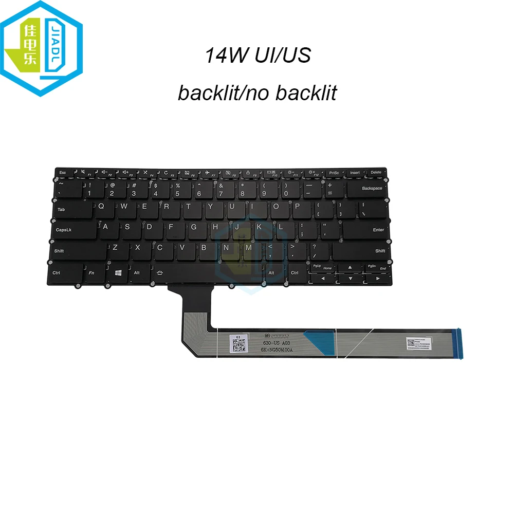 Eua Inglês Teclado Backlight para Lenovo 14w 81mq Gen Pp4wb Pp4w Laptop Backlit Teclados Peças de Reposição para pc Genuine ui
