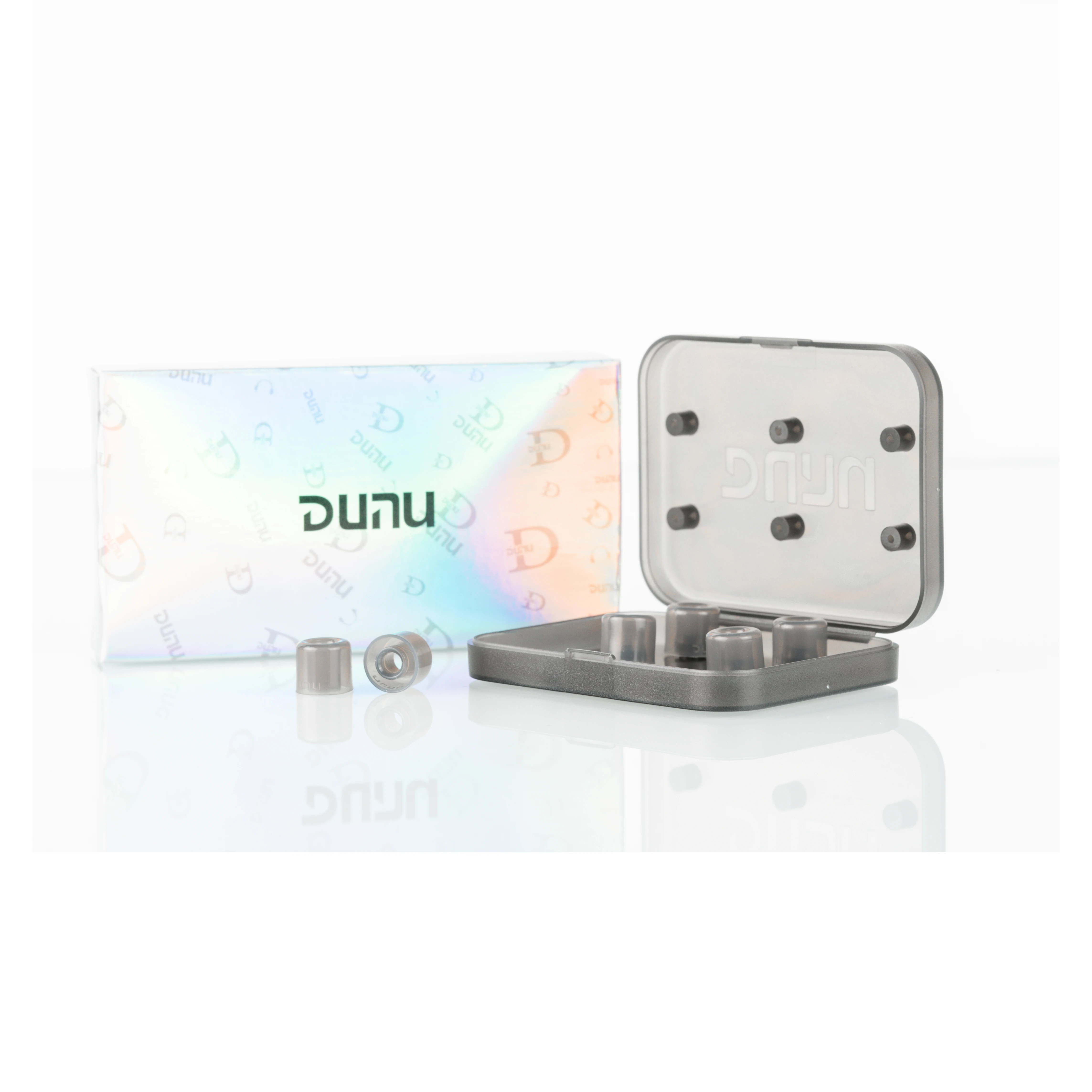 DUNU 3쌍 S&S(Stage&Studio) 실리콘 이어팁 XL/L/M/S 4.0-5.5mm 노즐용, 헤드폰 이어버드용 범용 실리콘 이어팁