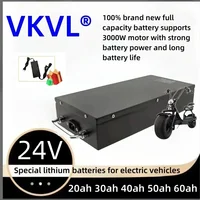 Air fast transportation 24V New Full Capacity Power 18650 Lithium Battery 20ah-100ah Lithium Battery Pack Suitable for 250-2000W 2