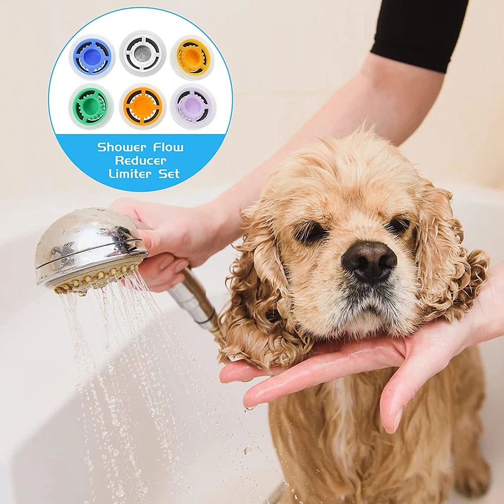 

Durable Water Saving Cores Shower For Kitchen 6 Colors 6 Different Washer 8pcs/set Adapter Bath Hand Home Hose