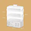 Electric Steamer Steamer Box Small Three-layer Multi-function Electric Boiler Automatic Power-off Breakfast Machine 3