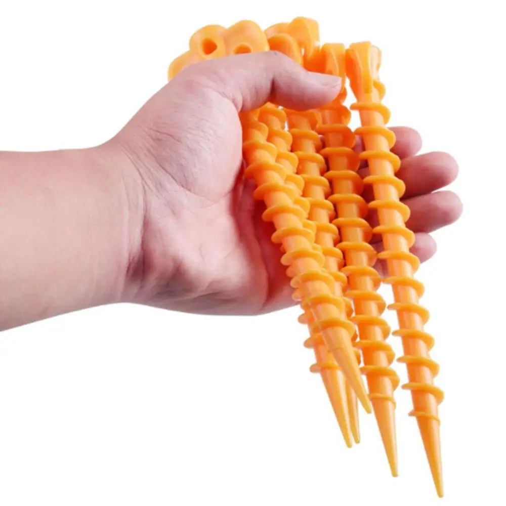 

10 Pcs Tent Accessories Outdoor Camping Pull Rope Fixed Ground Support Nails Tent Ground Pegs Fixed Pegs Tent Nails Threaded