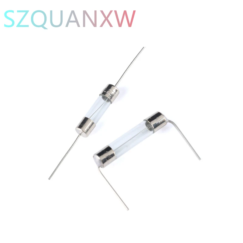 10PCS 5*20mm Axial Glass Fuse Fast Blow 250V With Lead Wire 5*20 F 0.5A/1A/2A/3A/3.15A/4A/5A/6.3A/8A/10A/12A/15A The fuse tube
