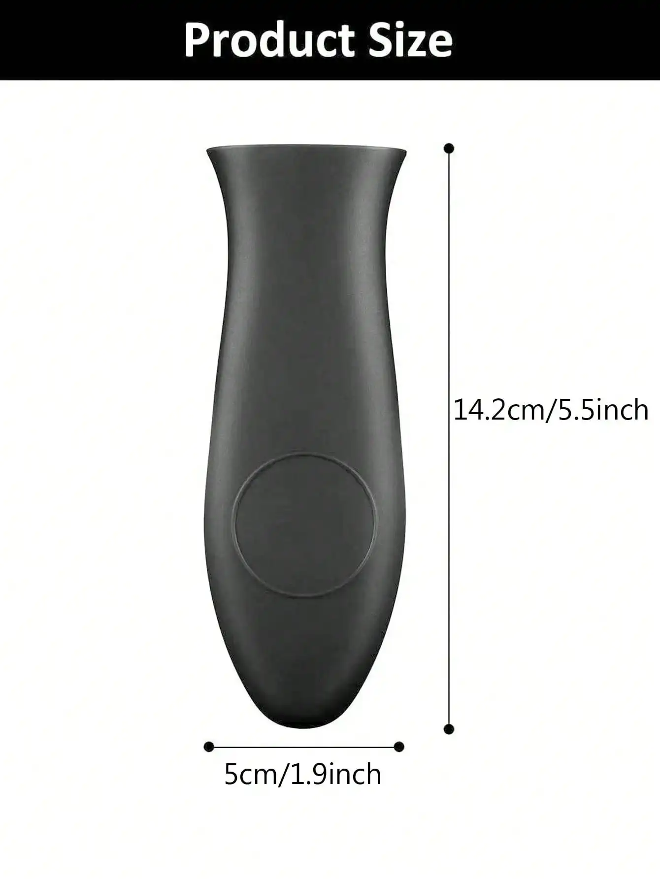 Silicone Pan Handle Heat Insulation Sleeve Thickeneded Cast Iron Pan Skillet Frying Non-Slip, High Temperature and Anti-Scaldi