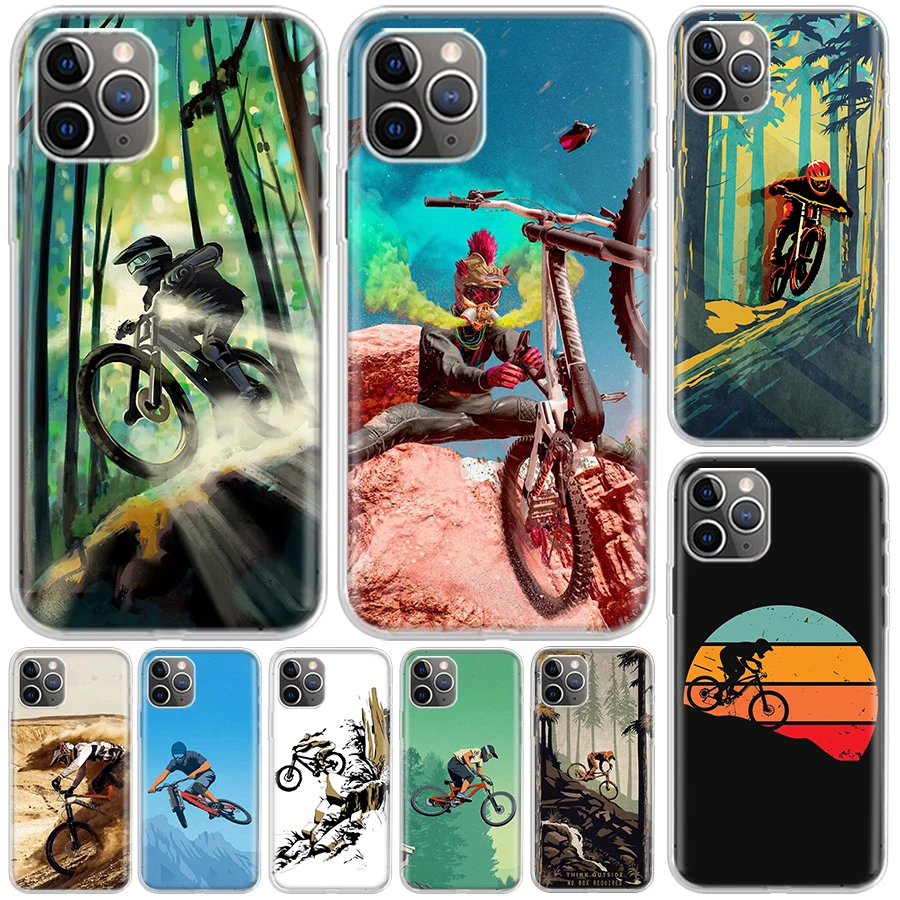 Premium Customized Mountain Bike Art Phone Case with Enhanced Protection