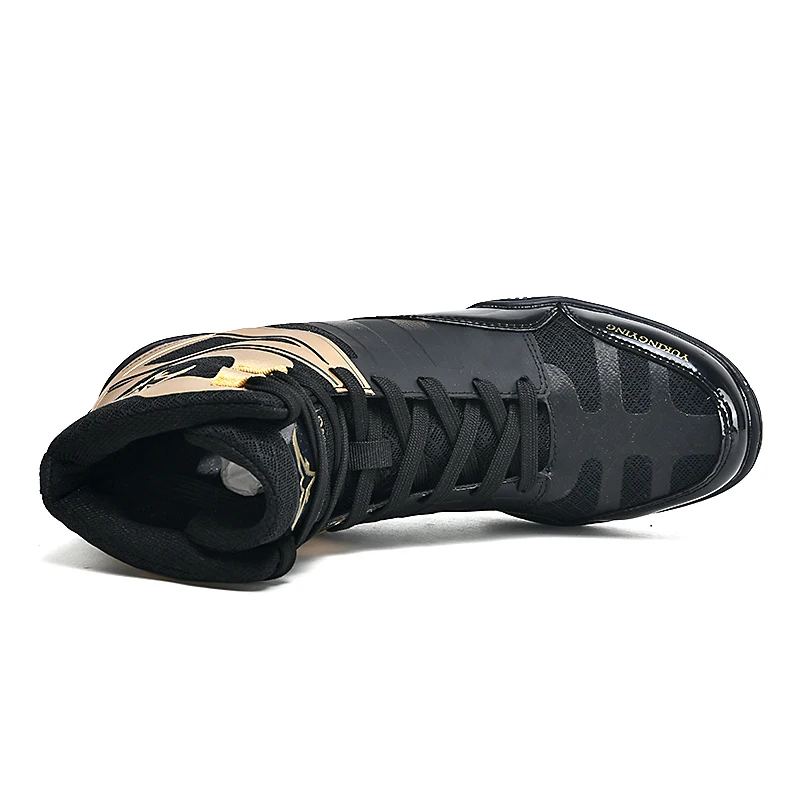 Professional Athletic Sports Mens Slip Resistant Sneakers Mens Training Shoes Wrestling Shoes Breathable Boxing