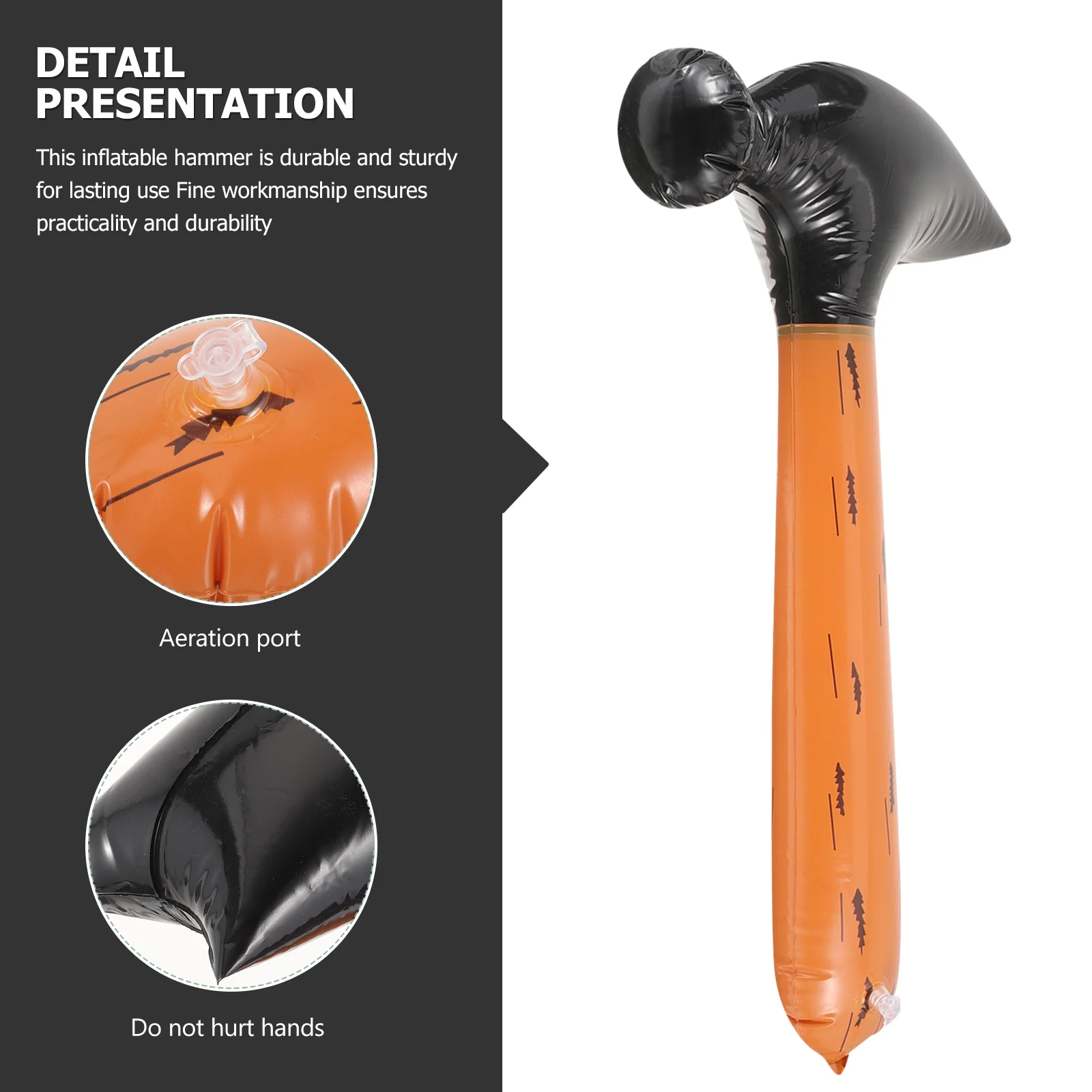 

Inflatable Hammer Toy Toys for Kids Party Large Hard Handle Favors Decorative Balloons