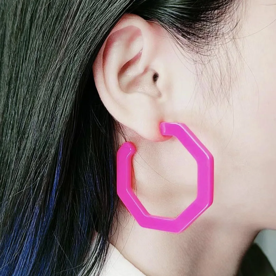 

Hot Women's New Trend Stud Earrings Group With Jewelry Nightclub City Style Accessories Gifts For Girl 2pc