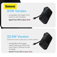 Baseus 22.5W Mini Power Bank 10000 mAh 3