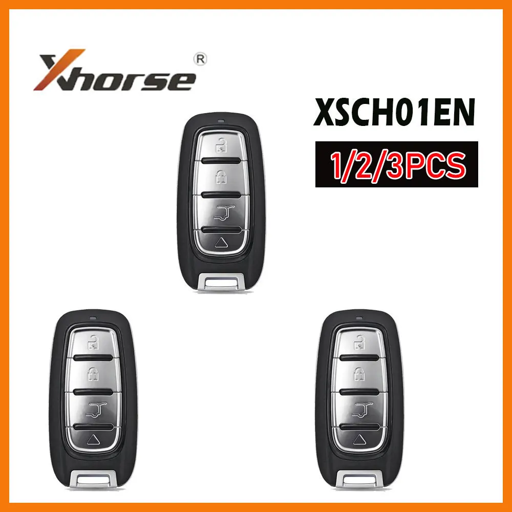 

1/2/3pcs Xhorse XSCH01EN XM38 Universal Smart Key KE.LSL Style Support 4D 8A 46 47 48 MQB48 MQB49 for VVDI MINI VVDI Key Tool