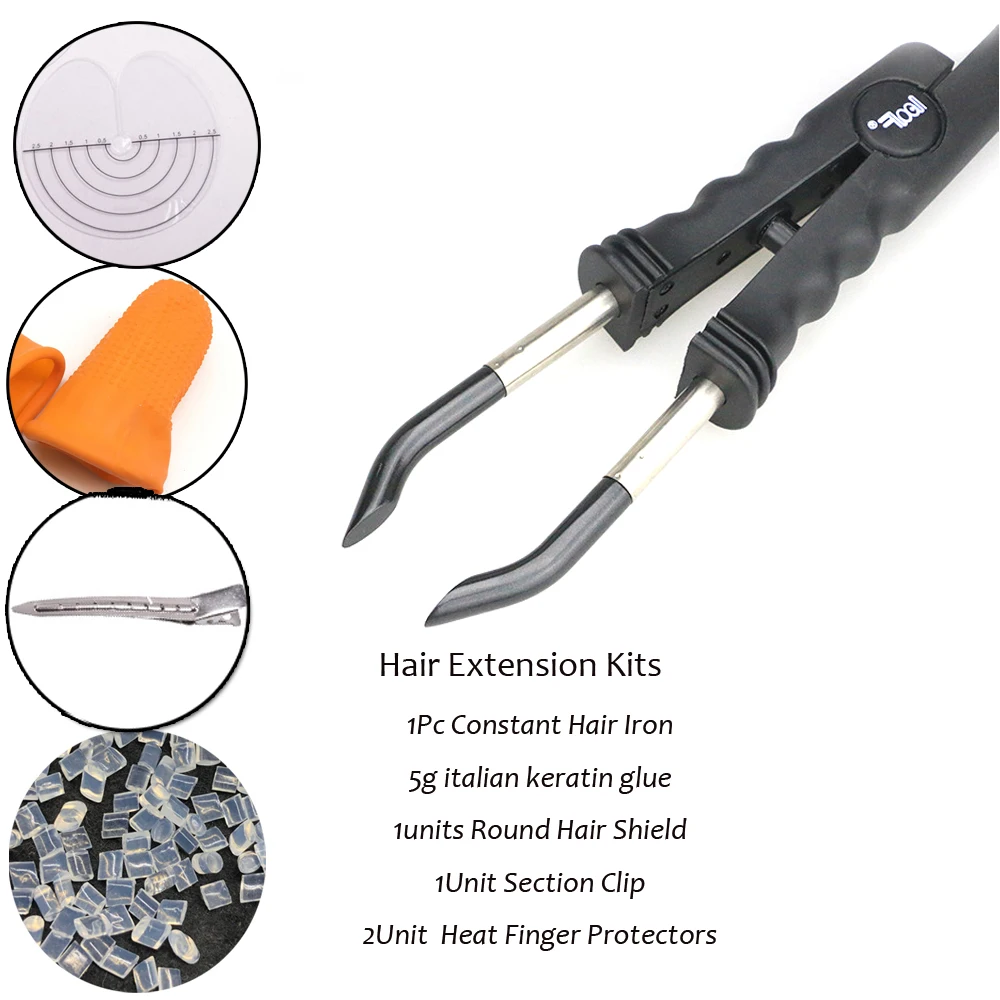 L-618 Adjustable Temperature Keratin Hair Extensions Tools Iron Connector  Tools for Flat-Tip - China Keratin Hair Extensions Machine and Keratin  Fusion Hair Extension Machine price