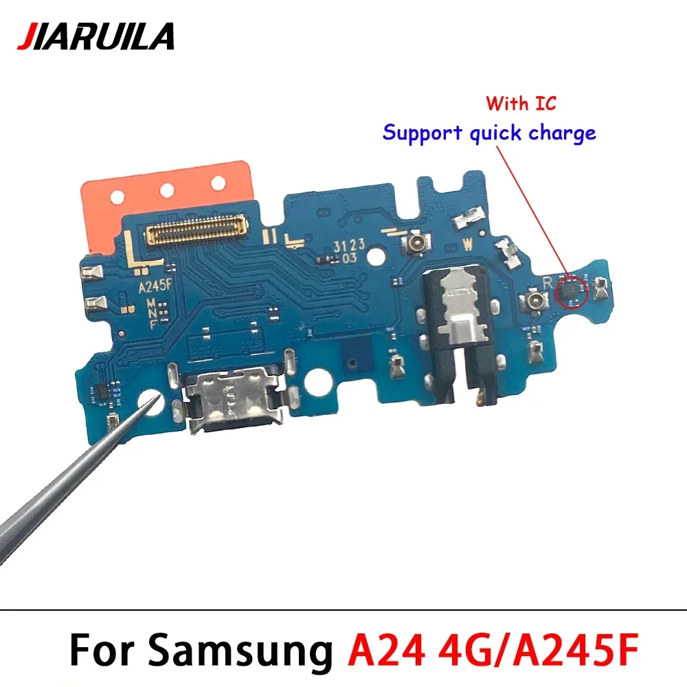 Universal USB Charger Charging Port Dock Connector with Microphone Board Flex Cable