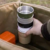 4Pcs Stainless Steel Cups Camping Cups Set 300ml Capacity Drink Cups Coffee Tea Water Cup for Outdoor Travel Camping Hiking Home 3