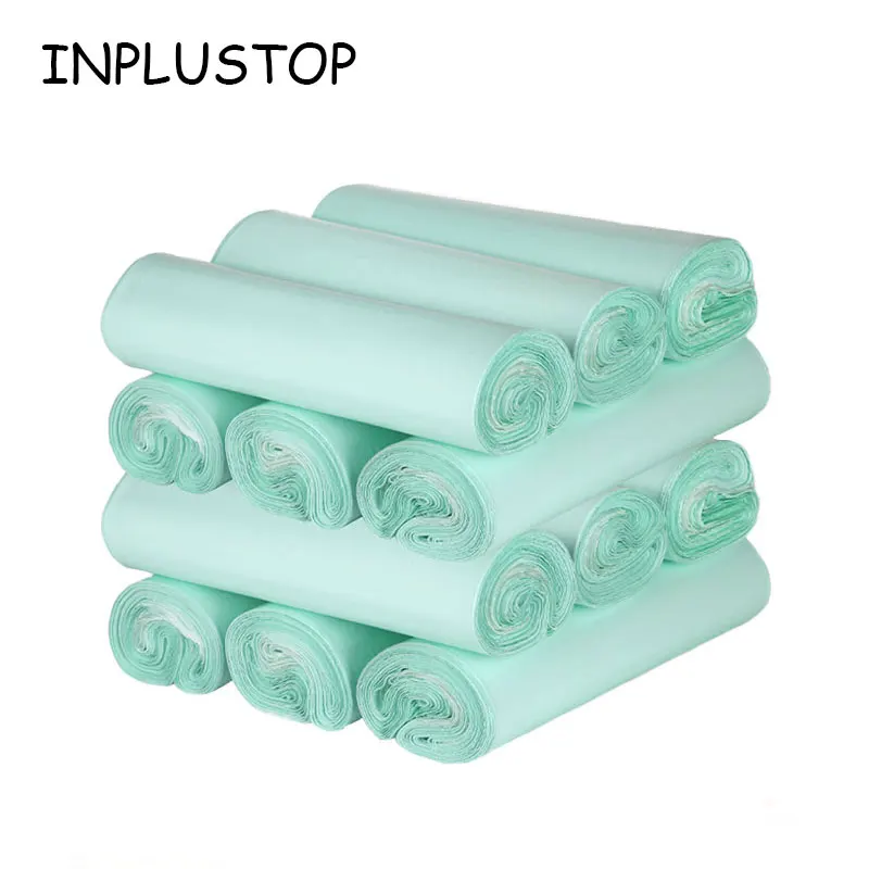 

INPLUSTOP 50 шт. зеленых конвертов, пакет для логистики, утолщенная водонепроницаемая одежда, курьерская посылка, почтовый пакет