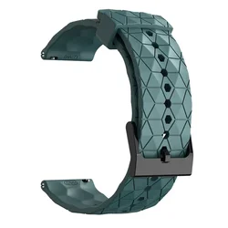 Silicone Sports Watch Strap - Premium Soft Bracelet Accessory - SUUNTO OCEAN (Rock blue)