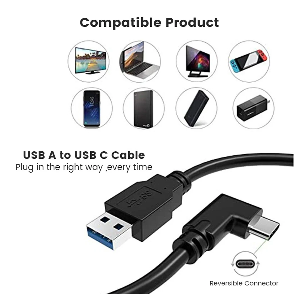 Cavo da tipo C a tipo C, compatibile con Motorola Moto G85 5G, cavo USB di ricarica rapida, cavo di ricarica, sincronizzazione e trasferimento dati, 1 metro