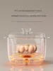 220V Electric Egg Boiler Household 2 Layers Food Steaming Cooking Machine Multi Cooker Steamer for Breakfast 4