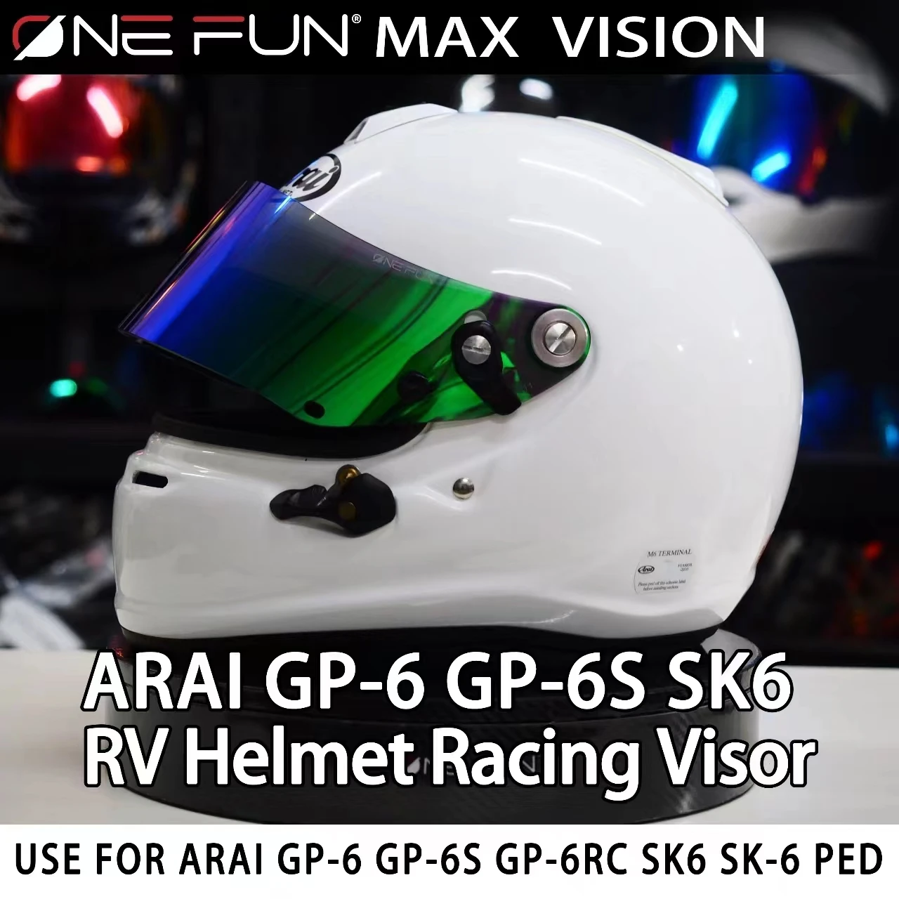 For arai gp6 sk6 ped Visor gp6s Lens GP-6 GP-6S GP-6RC SK-6 Helmet Visor Lens shield Mask Windshield Helmet Accessories anti 3