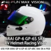 For arai gp6 sk6 ped Visor gp6s Lens GP-6 GP-6S GP-6RC SK-6 Helmet Visor Lens shield Mask Windshield Helmet Accessories anti 3
